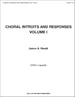 Choral Introits and Responses: Volume I